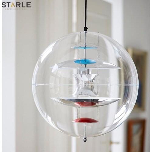 Denmark Verpan VP Globe Net Red Planet Lamp Nordic Modern Restaurant Living Room Bar Cafe Designer Soft E27 Chandelier