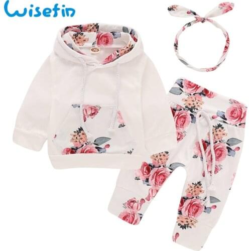 Floral newborn baby girl clothes childrens clothing girl tracksuit winter clothing baby girl fall clothes Drop ship D30