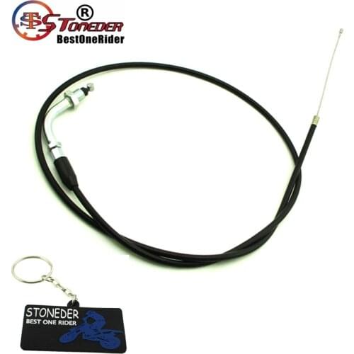 STONEDER 1100mm 43" Throttle Cable For 50cc 70cc 90cc 110cc 125cc 140cc Pit 80cc Motorized Bicycle Mini Bike Gas Chopper