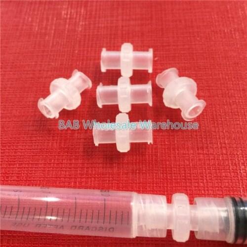 Double Male Screw Joints/Luer Male Screw Connector/Male Connection Union for Luer Syringe 20 pcs/lot