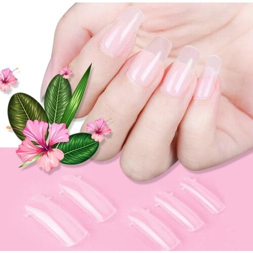 100pcs Quick Building Gel Mold Forms Tip Nail System Tips Nail Extension Forms Top Molds Form For Building Mold Nail Art Tools