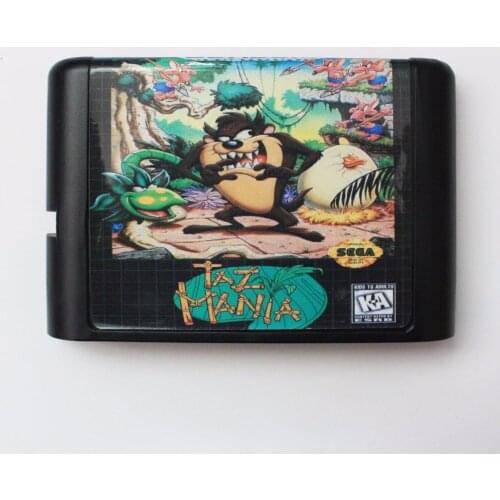 New Arrival Taz Mania 16 bit MD Game Card For Sega Mega Drive For Genesis