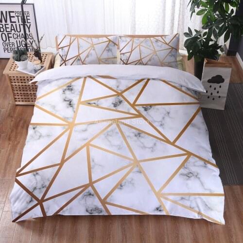 Marble Texture Elegant 3D Print Comforter Bedding Set Adult Duvet Cover Sets Pillowcase Twin Full Queen King Size Home Textile