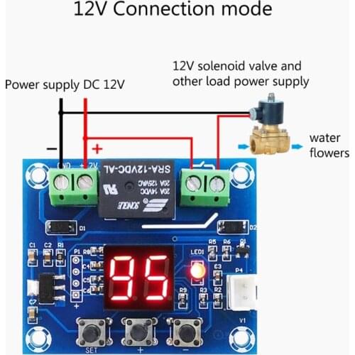 12V Soil Humidity Sensor Controller Irrigation System Automatic Watering Module Z1017