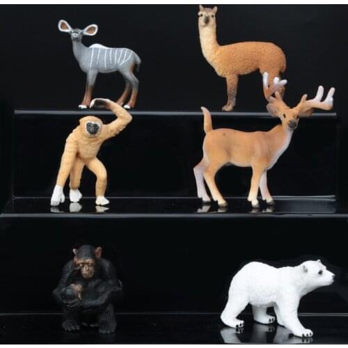 Animal Model Miniature Figurine Orangutan Polar Bear Micro Resin Craft Fairy Home Decor DIY Decoration Accessories