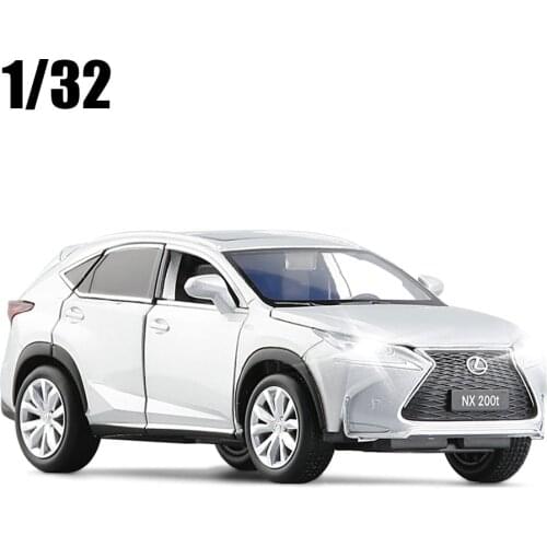 1:32 Lexus NX200t Alloy Car Model Die Cast Toy Car With Pull Back Car Sound Kid Toy Birthday Christmas Gifts Free Shipping