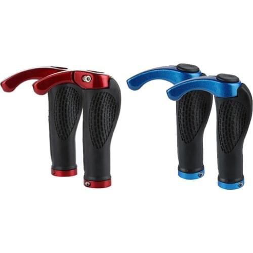 Mountain Bicycle Bike Cycling Lock-On Handlebar Hand Bar End Grips Set