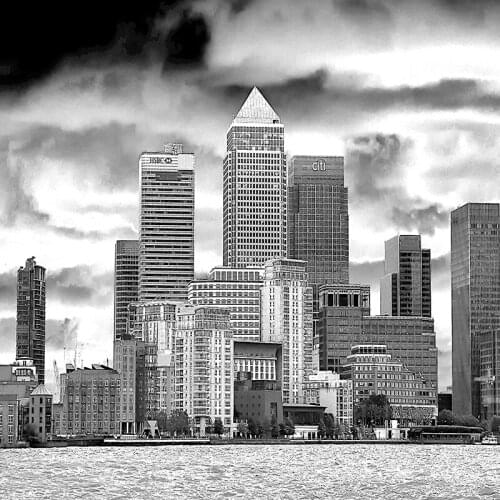 Wallpapers YOUMAN Wall Mural European Retro Building TV Backdrop Bedroom Living Room Home Improvement Black And White Wall Paper