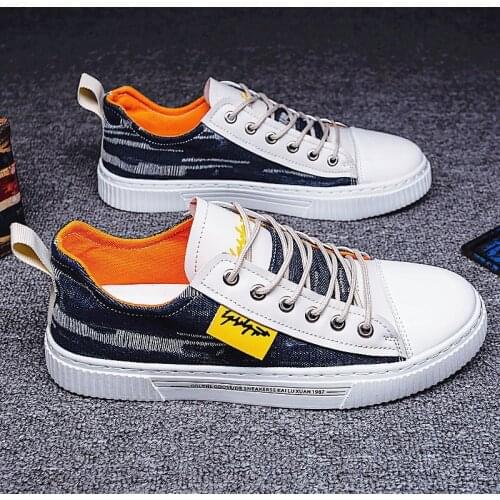 2021 spring and autumn new mens canvas shoes trendy fashion all-match casual sneakers breathable deodorant cloth shoes