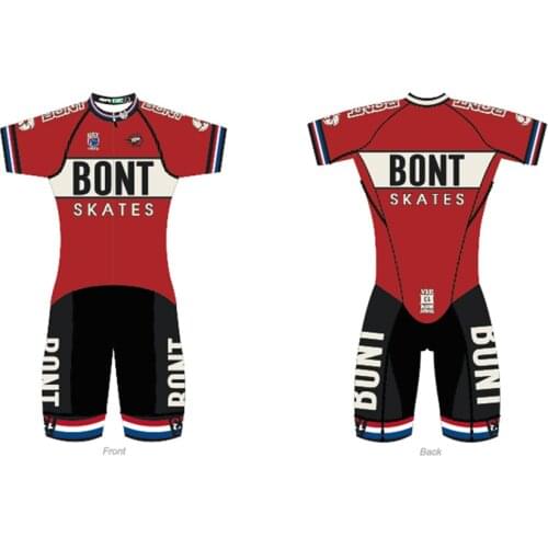 Original Bont Skates Body Suits 2018 RETRO NEO SUIT Professional Speed Skating Skates Clothes T-shirt Coverall For Patines