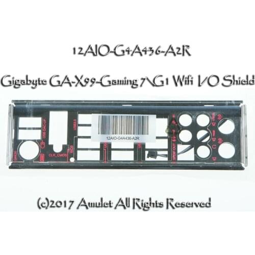 Original IO I/O Shield BackPlate Blende Bracket With LED For Gigabyte GA-X99-Gaming 7\G1 Wifi
