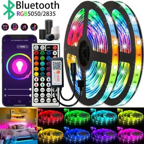 Led Strip Lights Bluetooth WiFi RGB SMD 5050 Fita For Party Bedroom Decoration Compatible Con Alexa Control De Google Tira Luces