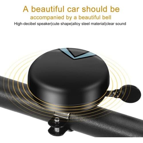Bike Bell Bicycle Ring Bell with Loud Crisp Clear Sound for Mountain Bike Road Bike Safety Cycling Bicycle Handlebar Bell