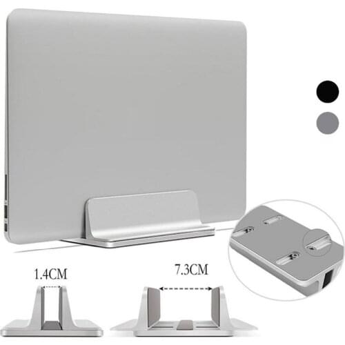 Vertically adjustable aluminum alloy laptop holder, mobile phone holder multi-function heat dissipation suitable for MacBook Pro