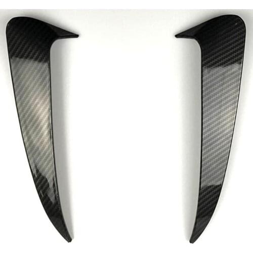 Interior Mouldings For Benz C Class W205 C43 C63 Amg Carbon Fiber Look Rear Bumper Air Vent Cover 2014-2019