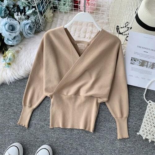 YUOOMUOO Women's V-Neck Pullovers