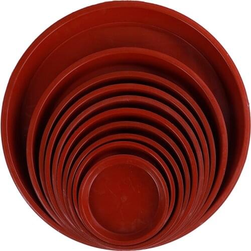 1PCS Round Shape Plastic Solid Color Garden Pot Saucer Plant Pot Drip Tray Planter Pallet Flower Pot Tray Garden Pot Case