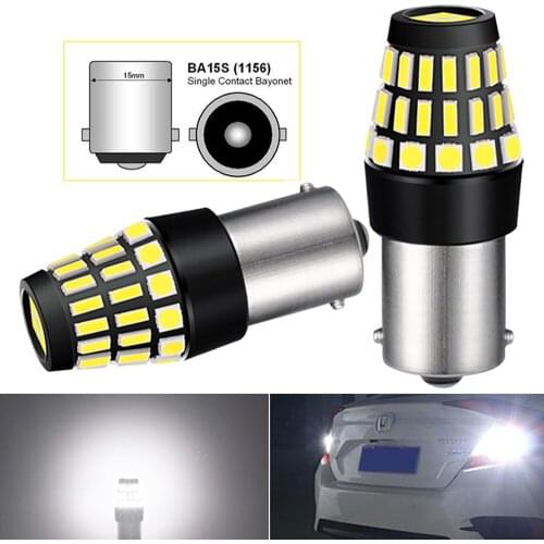 2x P21W LED 1156 BA15S LED Turn Signal Car Reverse light White for Mercedes Benz W221 W210 W212 W203 W205 W124 W163 A C DC12V