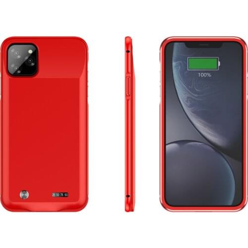 5000mAh cellphone back charger power bank Extra power Back clip battery for iphone 11 pro