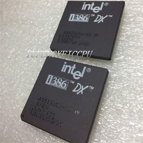 A80386DX-20 IV DX Antique cpu collection testimony of history antique computer accessories