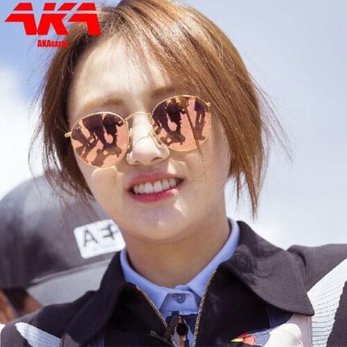 AKAgafas 2021 Vintage Oval Classic Sunglasses Women/Men Eyeglasses Street Beat Shopping Mirror Oculos De Sol Gafas UV400