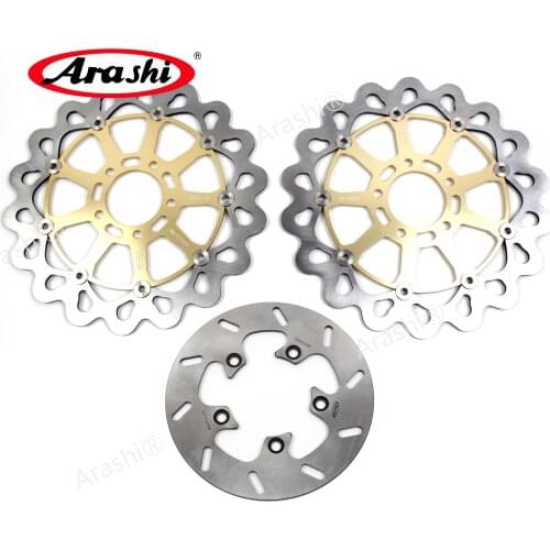 Arashi 1 Set For SUZUKI GSX R 750 1996 - 2003 CNC Front Rear Brake Disc Rotors GSX-R 750 GSXR750 GSX750R 1999 2000 2001 2002