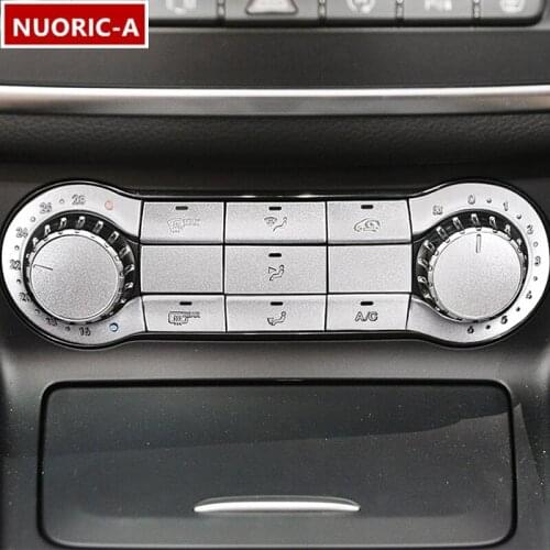 Center Console Air Conditioning Buttons Sequins Decoration Cover Trim For Mercedes Benz C117 CLA X156 GLA W176 W246 A B Class