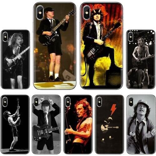 Phone Covers Angus-Young-C-Bon-AC-DC-Malcolm For Xiaomi Redmi 2 S2 3 3S 4 4A 5 5A 5 6 6A 7A 9 9T 9C 9A Pro Pocophone F1