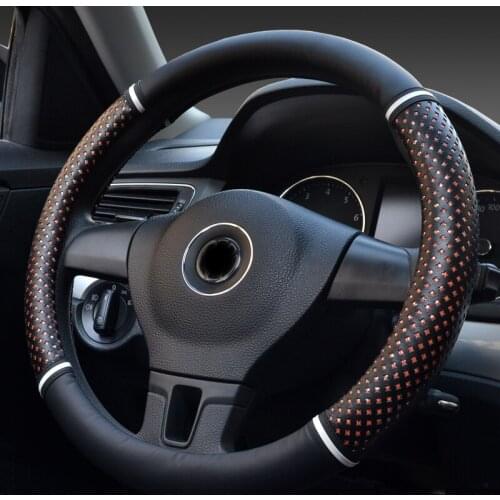 Car Steering Wheel Cover Fashion purple orange silver Multi-color Antiskid Protection Automotive Internal accessories comfort