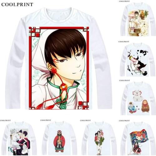 COOLPRINT Hozukis Coolheadedness Shirts Long Sleeve Shirts Japanese Anime Hoozuki no Reitetsu Hakutaku Hoozuki King Enma Shirt