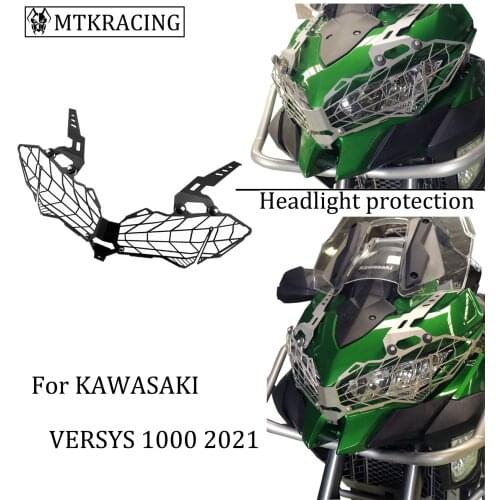MTKRACING for KAWASAKI VERSYS 1000 VERSYS1000 headlight grille decorative protective cover protective cover 2019 2020 2021