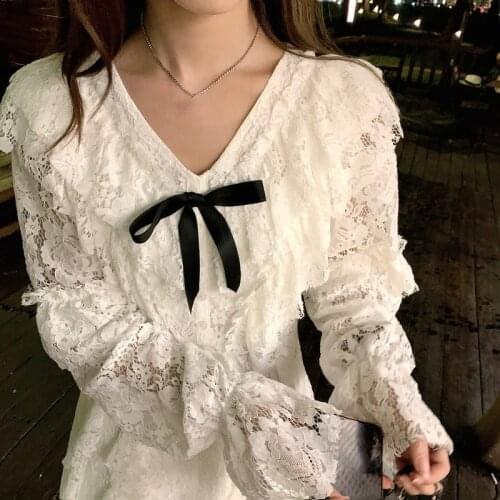 Long Sleeve Elegant Mini Dress Women Casual 2021 Autumn Korean Clothes Ladies Design Vintage Lace Dress Female Evening Party Y2k