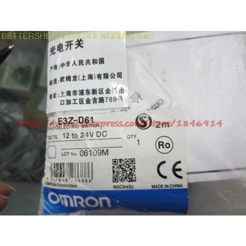 Free shipping OMRON photoelectric sensor E3Z-D61 E3Z-R61 E3Z-D62 E3Z-D81 E3Z-R81 E3Z-D82