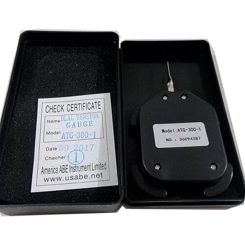 Gram Force Meter Analog Tension Gauge Meter Tester with Single Pointer Black Range 300G