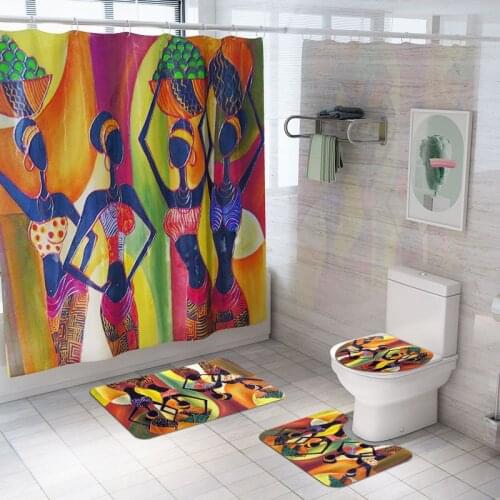 Europe Style Bath Mat Flannel Bathroom Carpet Rug Waterproof Shower Curtain Non-Slip Foot Mat Microfiber Toilet Seat Cover Mat