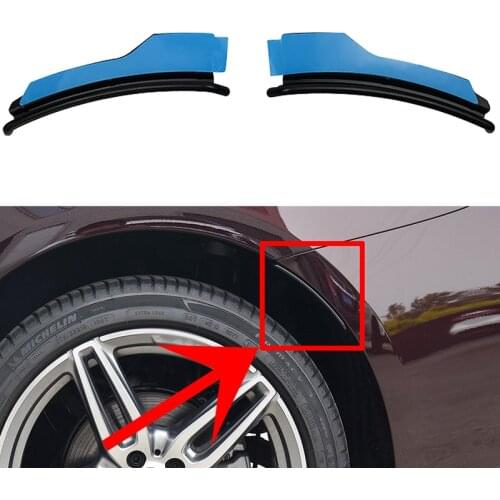 For Mercedes Benz C238 E200 E220 E300 E350 E400 E53 AMG Coupe Rear Bumper Cover Trim Fender Flare Extension Wheel Eyebrow Lip