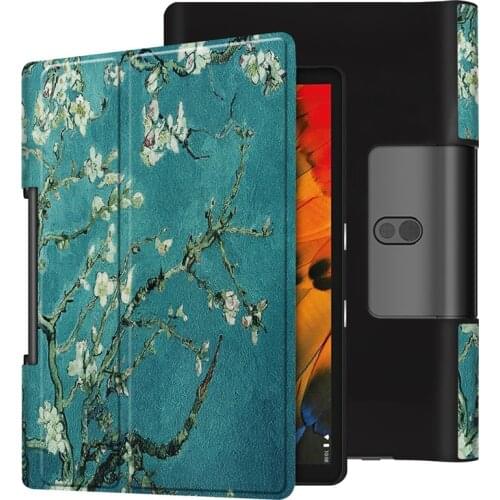 Magnetic Case For Funda Lenovo Yoga Smart Tab 10.1 Cover YT-X705 Painted Stand Cover For Lenovo Yoga Smart Tab YT-X705F Case
