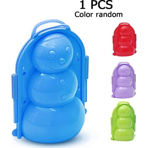 Mini Snowman Model Toy Snowball Clip Winter Plastic Snowball Maker Clip Funny Snow Shovel Color Random for Snowball Fight#38