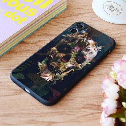 For iPhone Kingdom Print Soft Matt Apple iPhone Case 6 7 8 11 12 Plus Pro X XR XS MAX SE