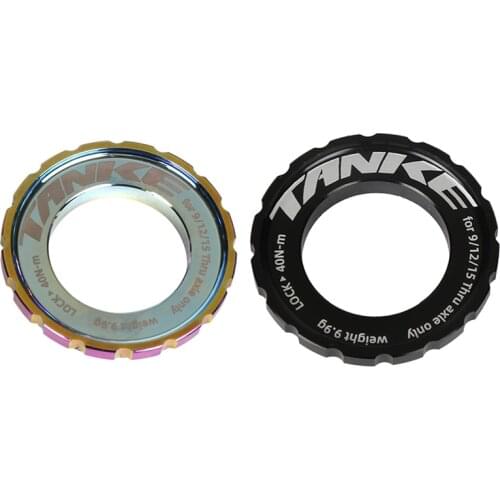 TANKE MTB Road Bicycle Middle Lock Wheel Set HUB Disc Lock Cover Barrel Shaft Quick Release Lock Ring Bike Parts