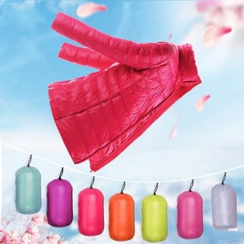 New Ultra Light Down Jacket Women 13 Candy Colors Stand Collar Solid Parka Winter Jacket Campera De Pluma Mujer Jaqueta Feminina