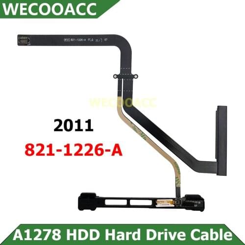 New SATA HDD Hard Drive Cable with Bracket 821-1226-A For Macbook Pro 13" A1278 2011 Series