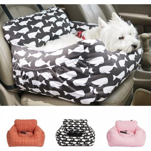 Hot Pet Dog Carrier Car Seat Pad Safe Carry House Puppy Bag Car Travel Accessories 2 in 1 Car Indoor Dog Seat Bag Basket Kennel