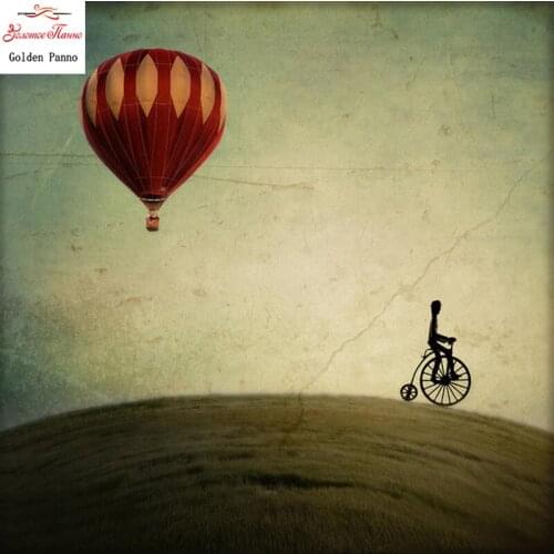 Full square diamond painting dream Diamond embroidery One of the bike diamond mosaic stitch home decoration hot air balloon