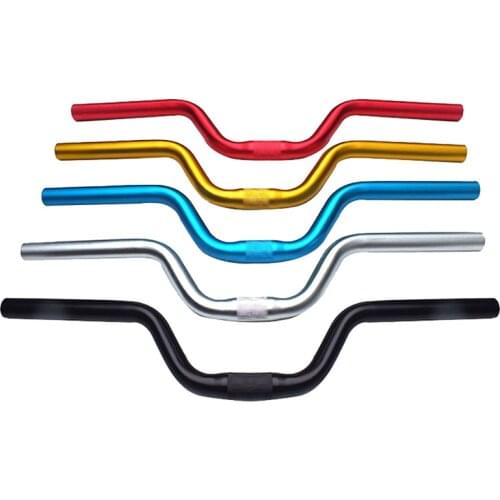 MTB Swallow-shaped Handlebar 25.4mm 520mm Folding Mountain Bike Handlebar Aluminum Alloy Cycling Bar Bicycle Part