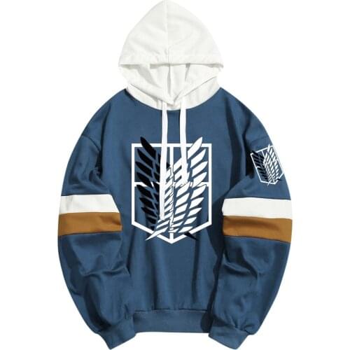 Titans Attack New Hoodie Attack On Titan Corps Sweatshirt Tops Sweater Shingeki no kyojin Cosplay Costume Unisex Anime Clothes