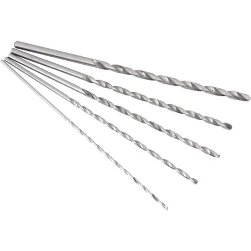 5Pcs Extra Long 150mm HSS Twist Drill 2mm 3mm 3.5mm 4mm 5mm Shank Auger Wood Metal Drilling Tool