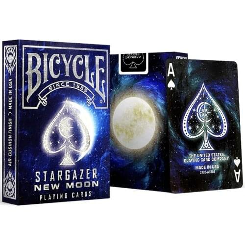 Bicycle Stargazer New Moon Playing Cards Space Galaxy Deck USPCC Collectable Poker Magic Card Games Magic Trick Props