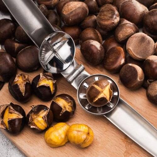 1PC Remover Nut Cracker Walnut Plier Accessories Fruit Multi-Function Stainless Steel Hard Shell Kitchen Tool Opener 2021