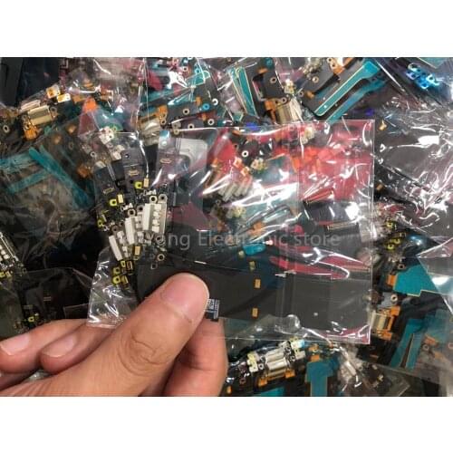 10PCS Original new USB Charger Charging Port Dock Connector Data Flex Cable Replacement Parts For iPhone 7 7g plus